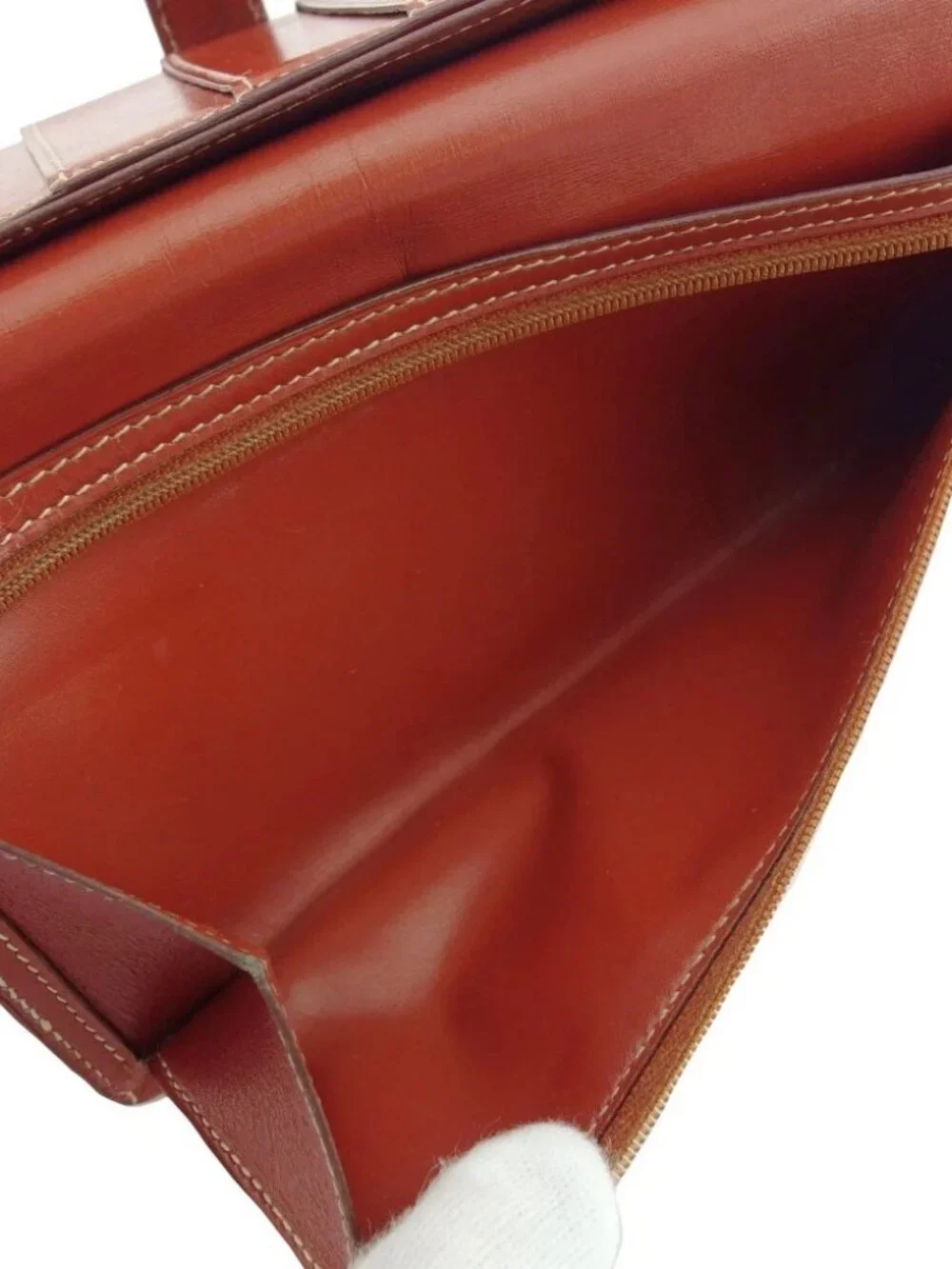HERMES Purse Black x Gold Women Authentic secondhand - Picture 8 of 15